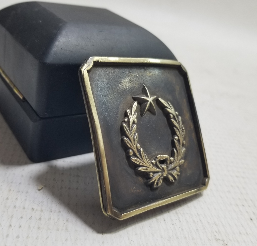 NADİR TİPTE OSMANLI DÖNEMİ ERTUĞRUL ALAYLARI SUBAY KEMER TOKASI