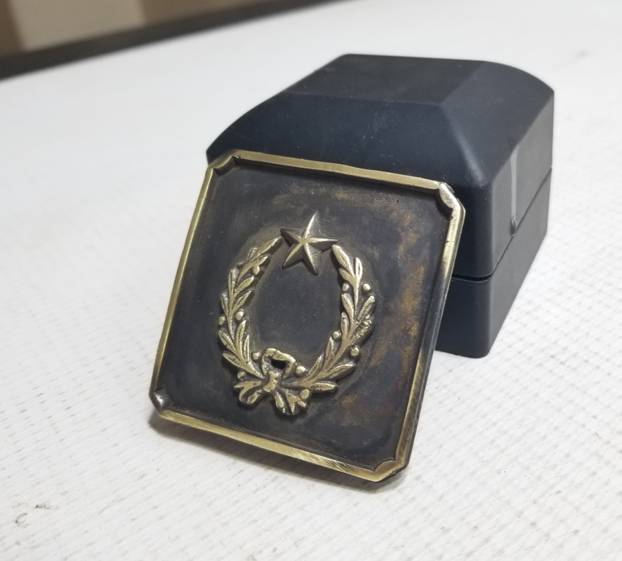 NADİR TİPTE OSMANLI DÖNEMİ ERTUĞRUL ALAYLARI SUBAY KEMER TOKASI