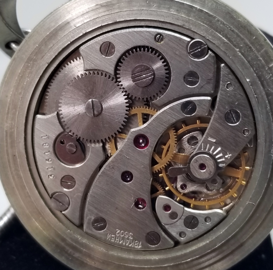 ORİJİNAL KÖSTEĞİYLE ARKASI TRENLİ SERKİSOF MARKA KURMALI CEP SAATİ