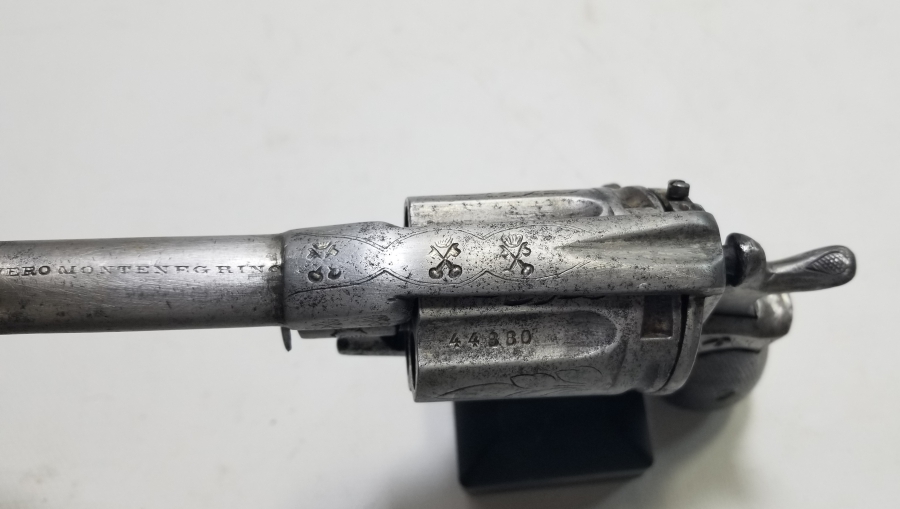 OSMANLI DÖNEMİ ÜZERİ İŞLEMELİ KARADAĞLI SUBAY TABANCASI