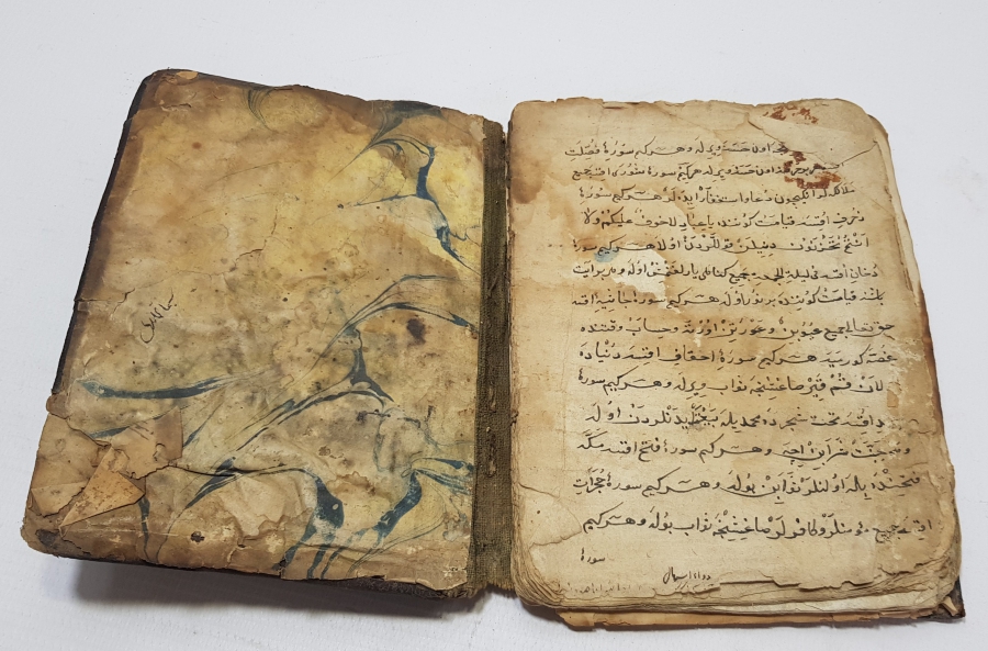 İMANIN ESASLARI KONULU OSMANLICA VE ARAPÇA EL YAZMA NADİR TEKKE İŞİ KİTAP