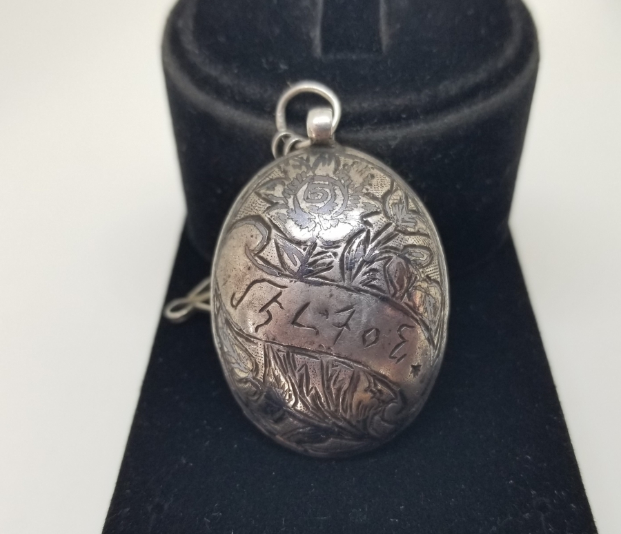 ÜZERİ SÜRYANİCE YAZILI OSMANLI DÖNEMİ SAVATLI GÜMÜŞ KUDÜS TOPRAĞI HAMAYILI