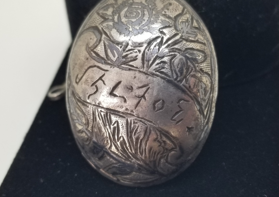 ÜZERİ SÜRYANİCE YAZILI OSMANLI DÖNEMİ SAVATLI GÜMÜŞ KUDÜS TOPRAĞI HAMAYILI