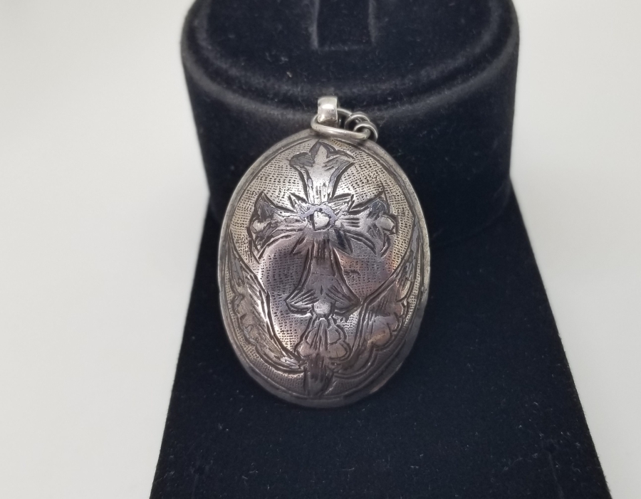 ÜZERİ SÜRYANİCE YAZILI OSMANLI DÖNEMİ SAVATLI GÜMÜŞ KUDÜS TOPRAĞI HAMAYILI