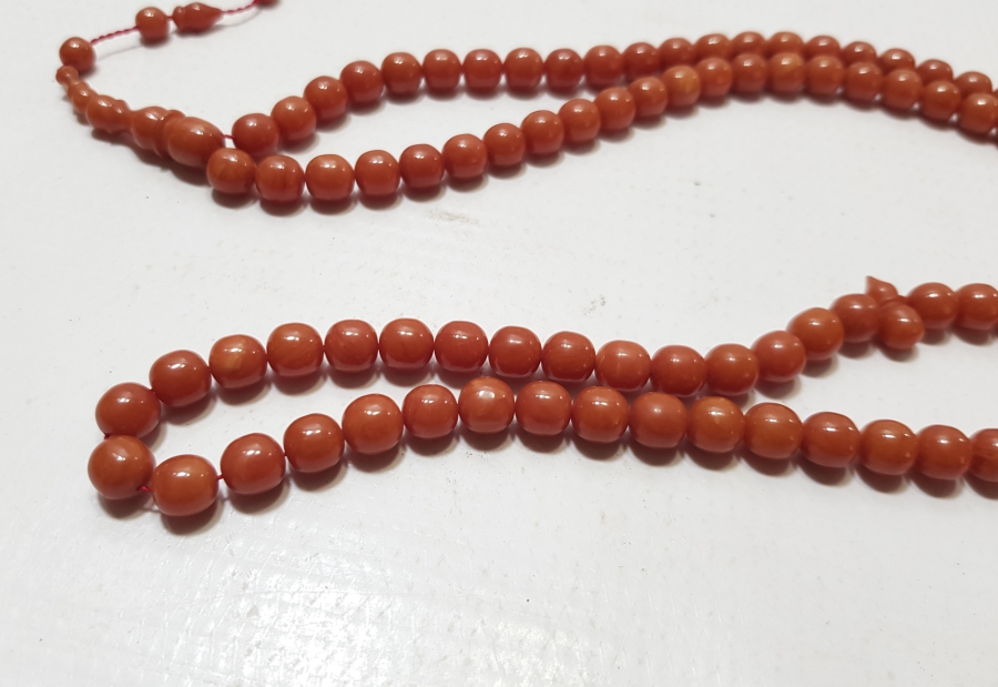 NADİR RENKTE ANTİKA KATALİN USTA İŞİ NAMAZ TESPİHİ