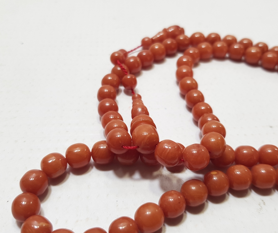 NADİR RENKTE ANTİKA KATALİN USTA İŞİ NAMAZ TESPİHİ