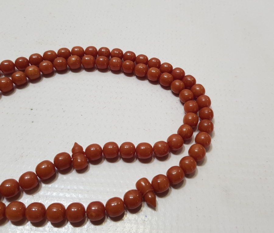 NADİR RENKTE ANTİKA KATALİN USTA İŞİ NAMAZ TESPİHİ