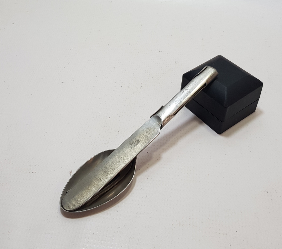 OSMANLI DÖNEMİ ÇOK NADİR HİLAL-İ AHMER ÇATAL BIÇAK KAŞIK SETİ