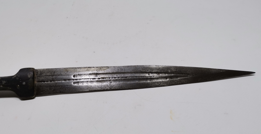 OSMANLI DÖNEMİ BOYNUZ SAPLI ERZİNCAN İŞİ ÇOK NADİR BÜYÜK BOY ÇERKEZ KAMASI