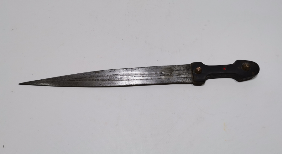 OSMANLI DÖNEMİ BOYNUZ SAPLI ERZİNCAN İŞİ ÇOK NADİR BÜYÜK BOY ÇERKEZ KAMASI