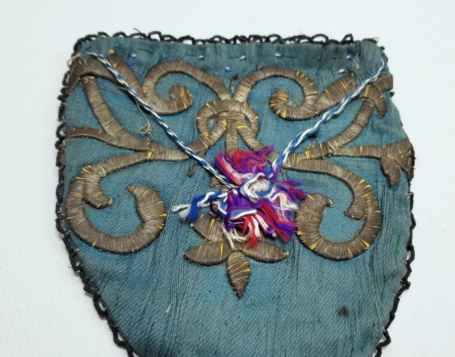 ÜZERİ SIRMA İŞÇİLİKLİ OSMANLI DÖNEMİ KESE