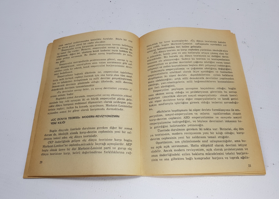 PARTİZAN İSİMLİ 1978 TARİHLİ SOL PROPAGANDA DERGİSİ