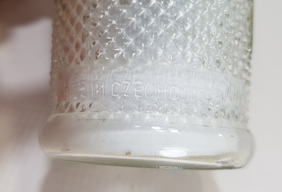 MEŞRUTİYET SANCAĞI FORMUNDA VE RUMCA AFİYET OLSUN EFENDİM YAZILI OSMANLI DÖNEMİ BİLLUR BARDAK