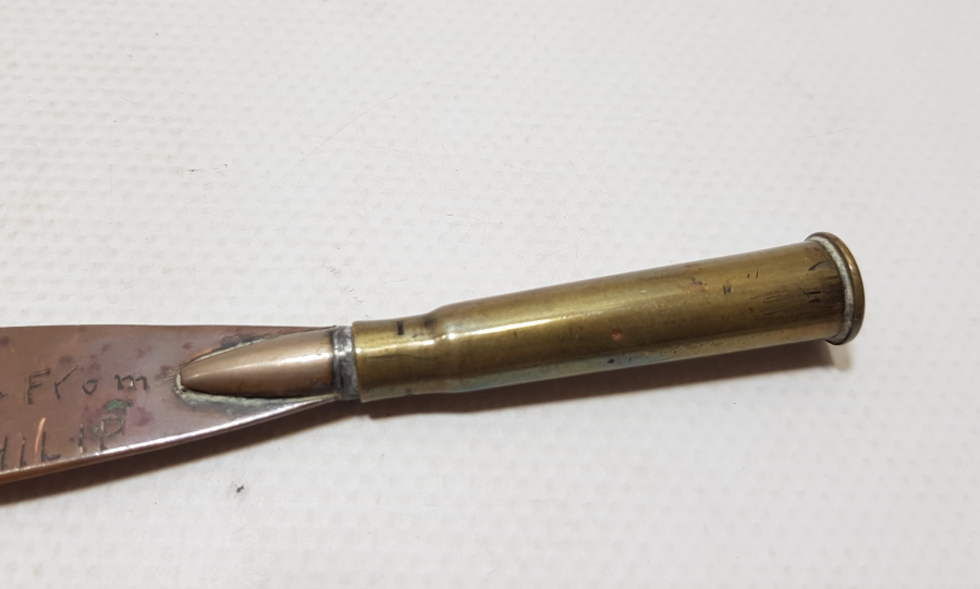 1. DÜNYA SAVAŞI DÖNEMİ BİR İNGİLİZ ASKERİN AİLESİ İÇİN YAPTIĞI ÇOK NADİR SİPER SANATI ZARF AÇACAĞI