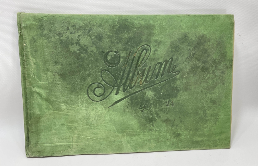 OSMANLI DÖNEMİ DEV BOYDA ÜZERİ OSMANLI DEVLET ARMALI RESİM DEFTERİ