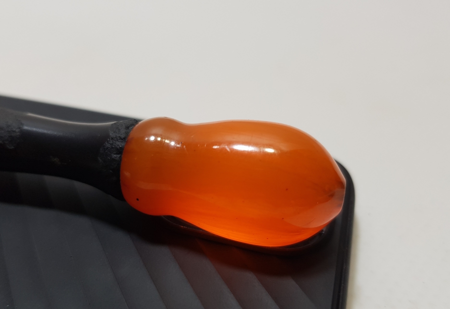 OSMANLI DÖNEMİ SIKMA KEHRİBAR EMZİKLİ AĞA İŞİ SİGARA AĞIZLIĞI