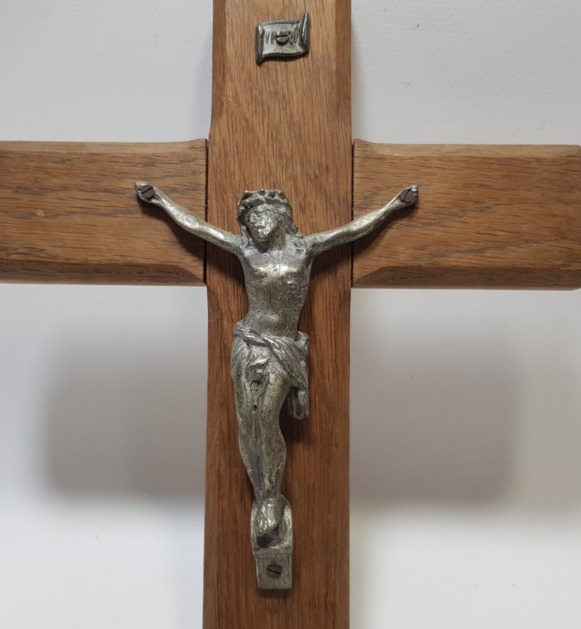 ÜZERİNDE HZ İSA BULUNAN BÜYÜK BOY ANTİKA RUM HACI