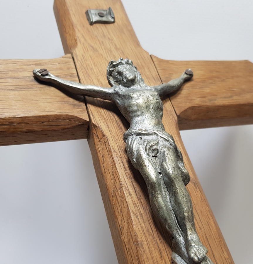 ÜZERİNDE HZ İSA BULUNAN BÜYÜK BOY ANTİKA RUM HACI