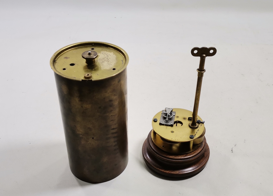 ÜZERİ OSMANLICA YAZILI YEŞİLKÖY TEYYARE MEKTEBİNE AİT HAVA DURUMU KAYIT CİHAZI