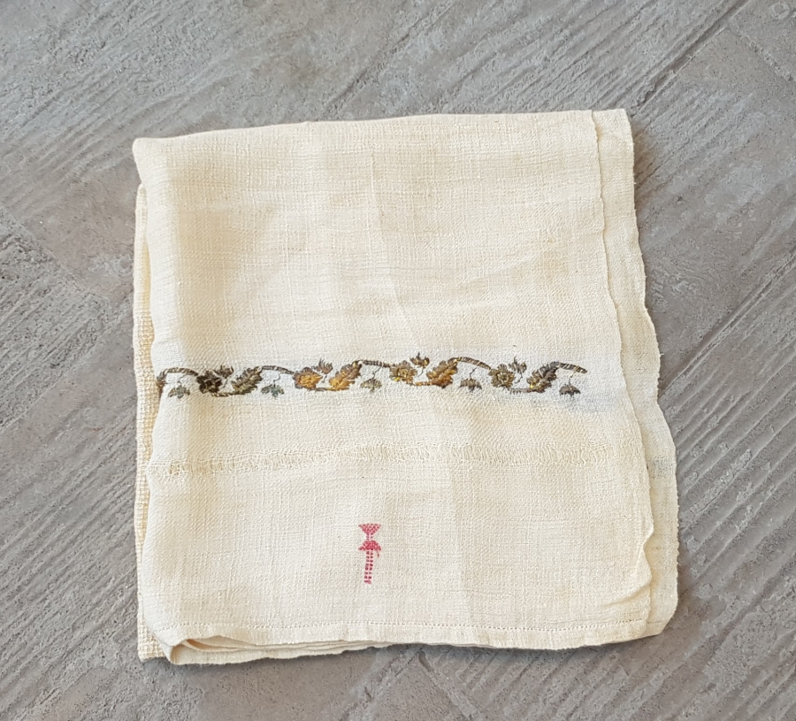 OSMANLI DÖNEMİ SIRMALI BURSA İŞİ NADİR MİNARELİ HAVLU