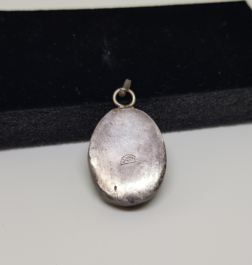 DOĞAL TAŞLI GÜMÜŞ KOLYE UCU