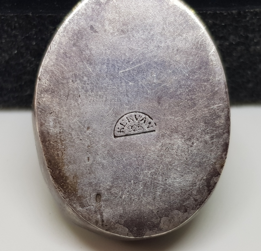 DOĞAL TAŞLI GÜMÜŞ KOLYE UCU