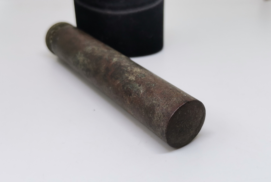 ÜZERİ DAMGALI 1. DÜNYA SAVAŞI DÖNEMİ İNGİLİZ ENFİELD TÜFEK YAĞDANLIĞI