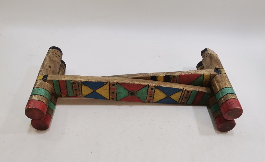 OSMANLI DÖNEMİ EL YAPIMI KÖK BOYALI AHŞAP SOFRA ALTI