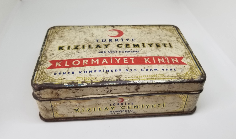 TÜRKİYE KIZILAY CEMİYETİ KLORMAİYET KİNİN KUTUSU