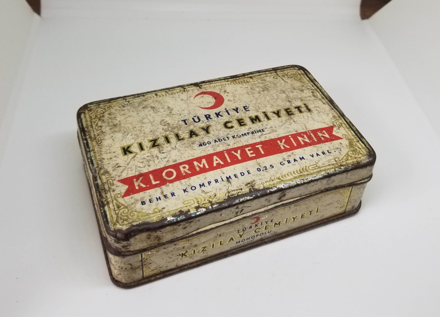 TÜRKİYE KIZILAY CEMİYETİ KLORMAİYET KİNİN KUTUSU
