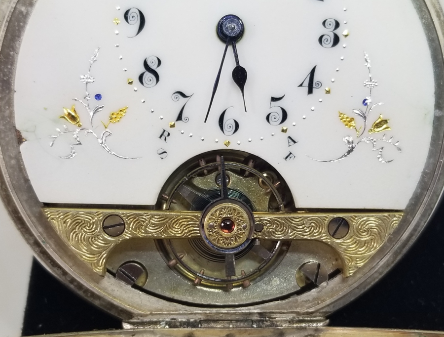 NADİR TİPTE OSMANLI DÖNEMİ 8 GÜNLÜK HEBDOMAS CEP SAATİ