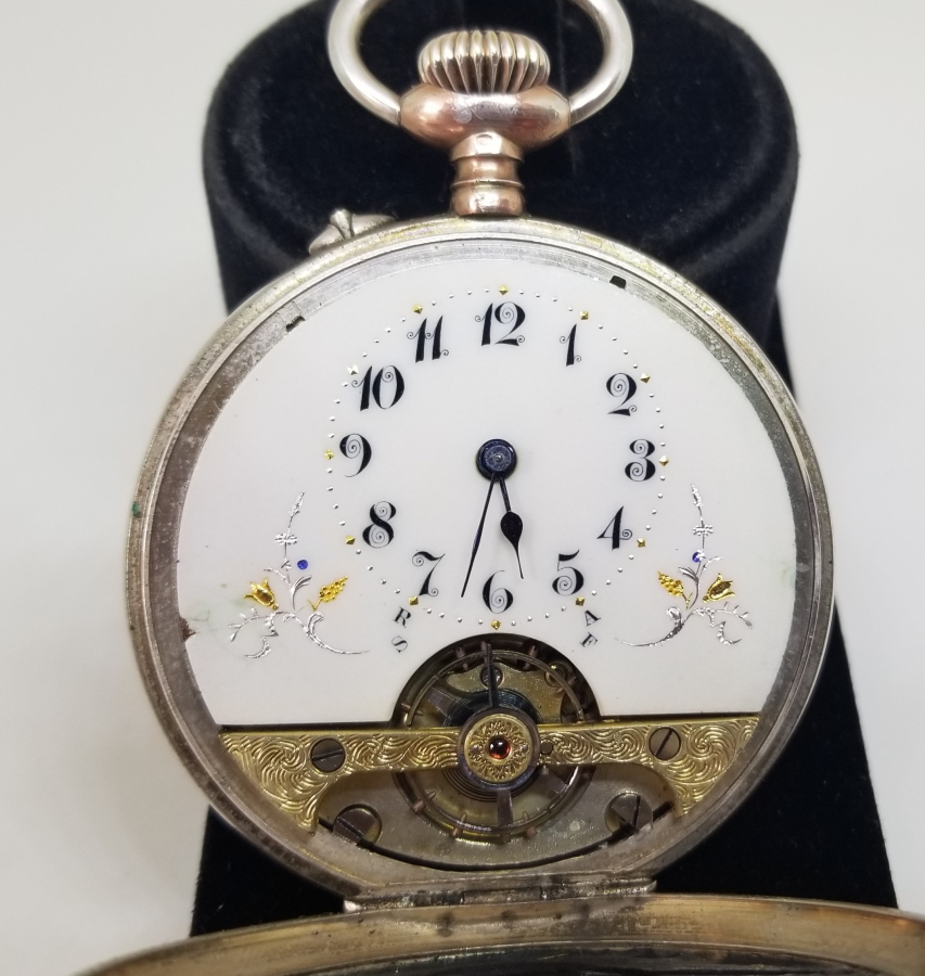 NADİR TİPTE OSMANLI DÖNEMİ 8 GÜNLÜK HEBDOMAS CEP SAATİ