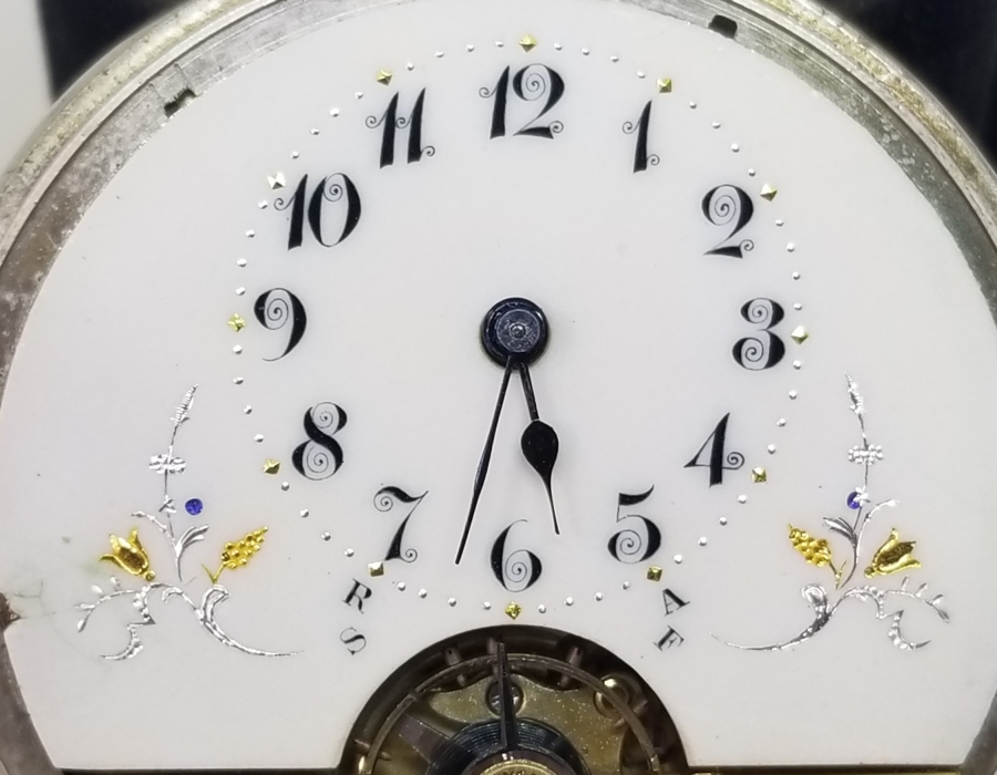 NADİR TİPTE OSMANLI DÖNEMİ 8 GÜNLÜK HEBDOMAS CEP SAATİ