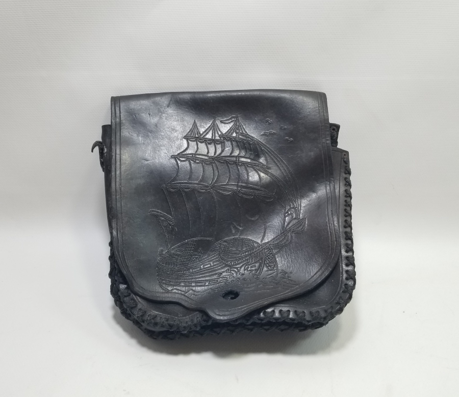 EL YAPIMI ANTİKA DERİ ÇANTA