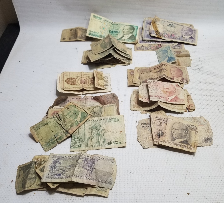 ANTİKA KAĞIT PARA LOTU