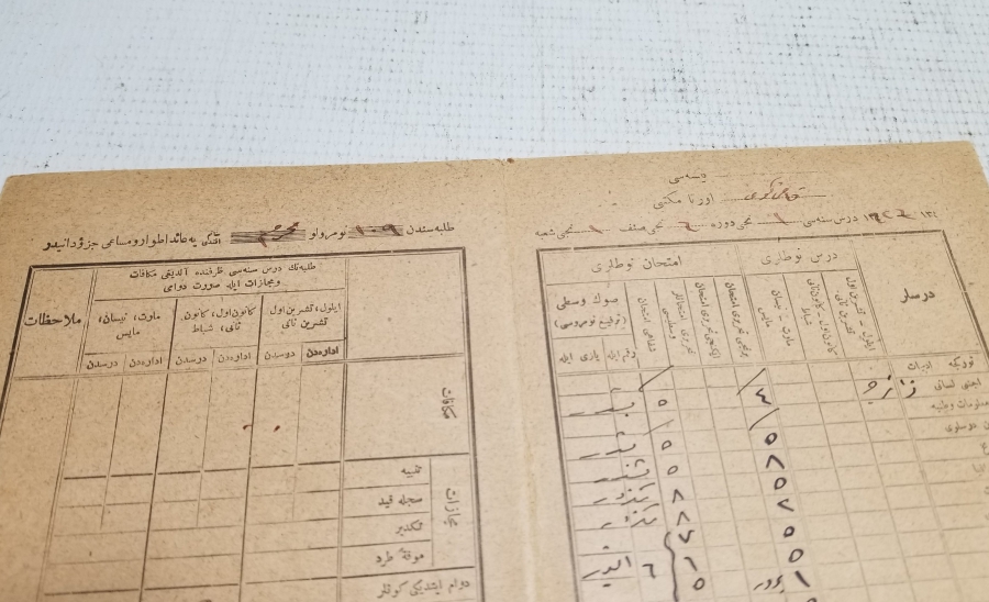 CUMHURİYET BAŞLARI ÖĞRENCİ KARNESİ