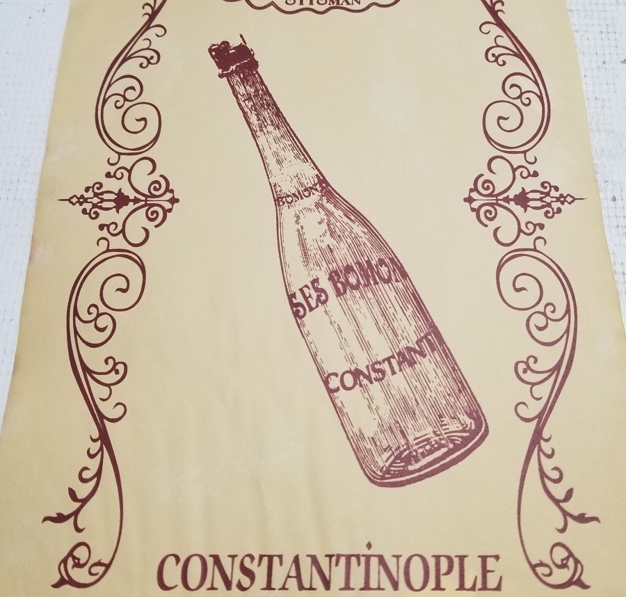 OSMANLI DÖNEMİ ÇOK NADİR BOMONTİ BİRA REKLAMI AFİŞİ