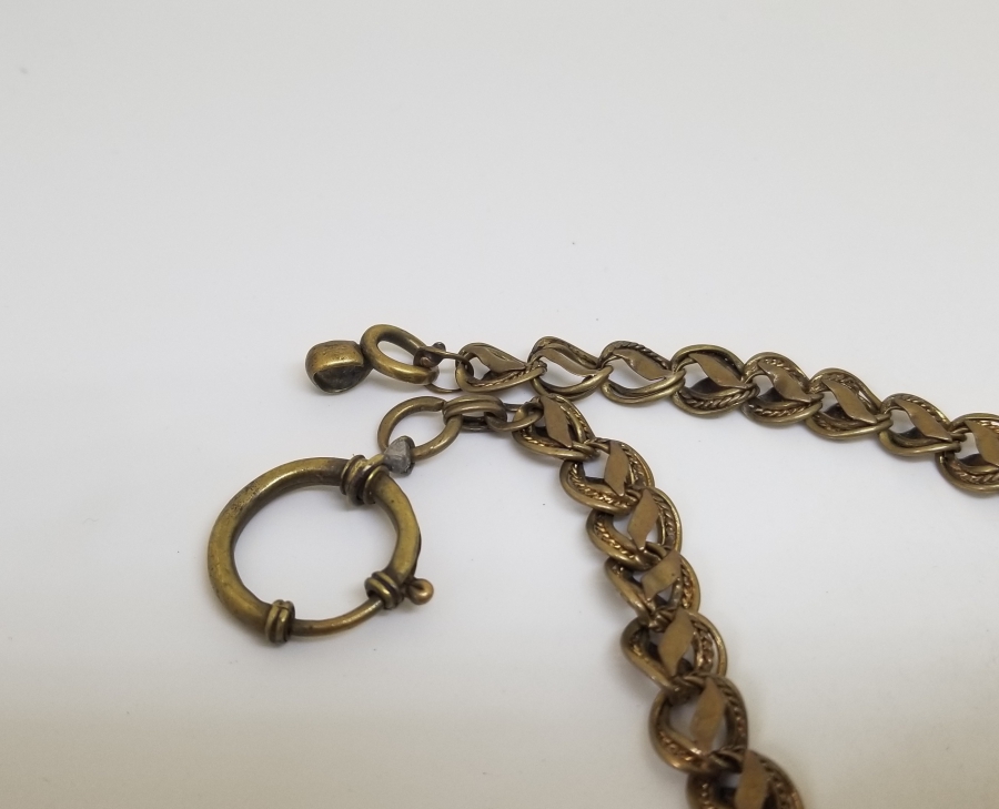 ALTIN KAPLAMA ANTİKA CEP SAATİ KÖSTEĞİ