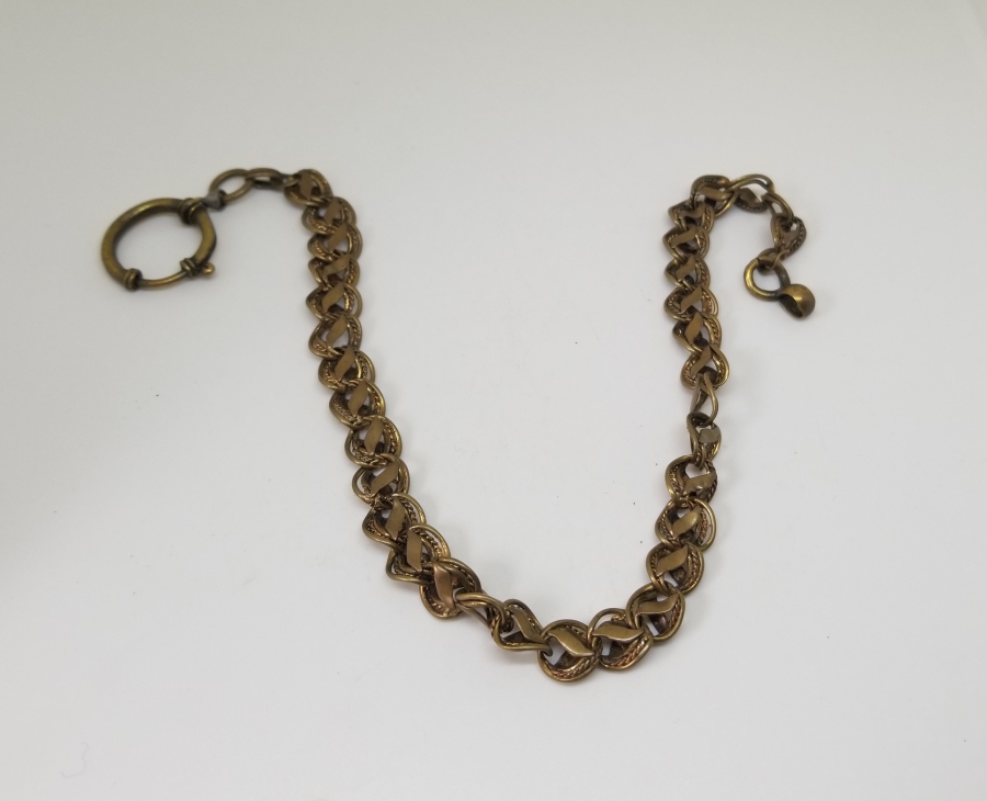 ALTIN KAPLAMA ANTİKA CEP SAATİ KÖSTEĞİ