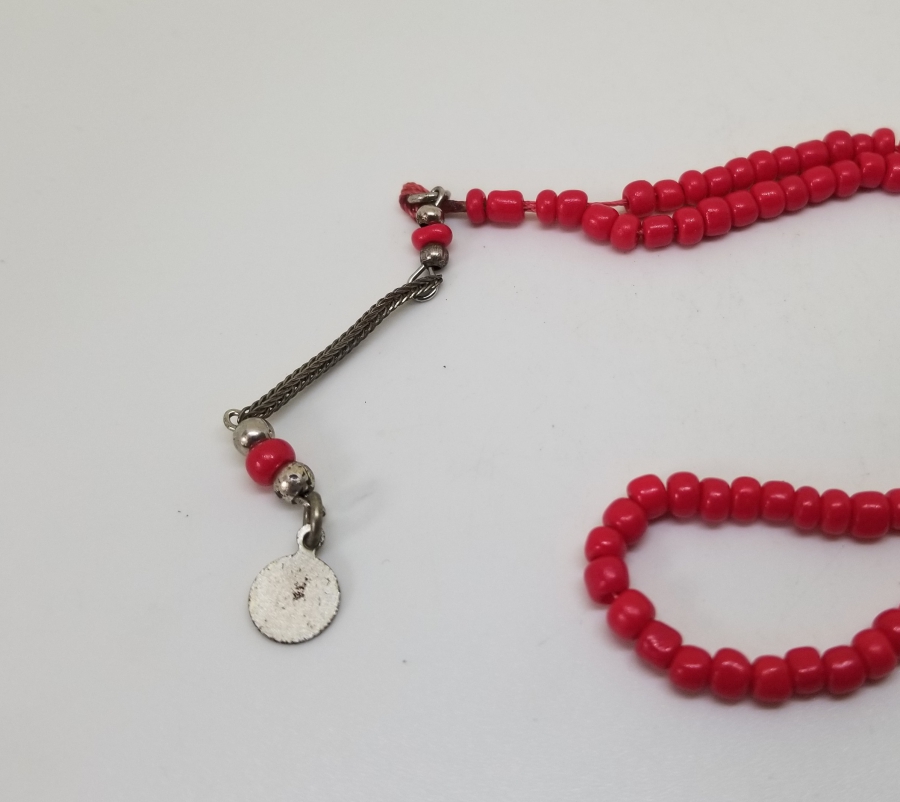 MERCAN TAŞINDAN MAMUL ANTİKA NAMAZ TESPİHİ