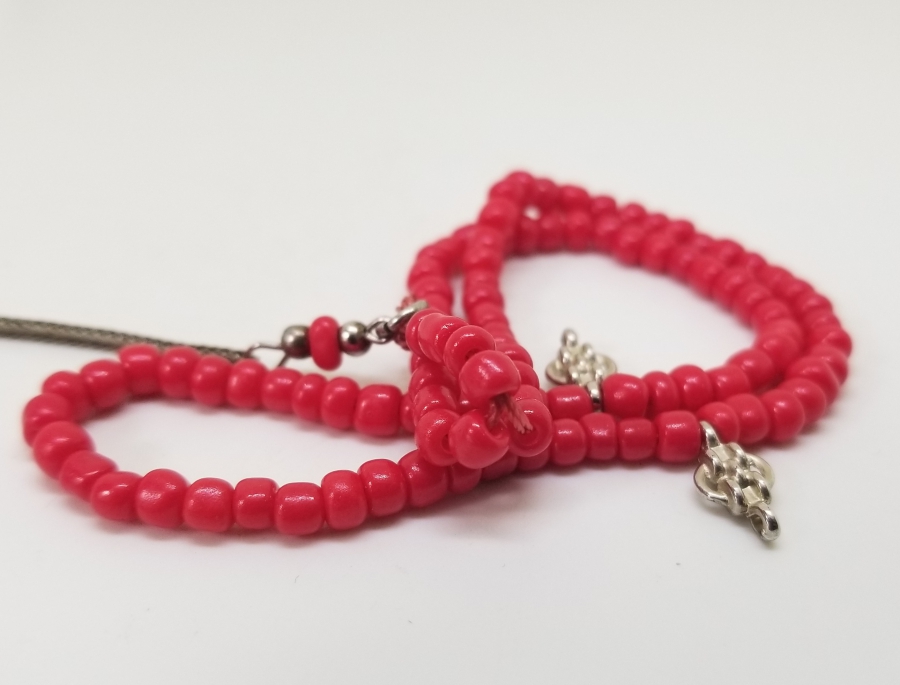 MERCAN TAŞINDAN MAMUL ANTİKA NAMAZ TESPİHİ