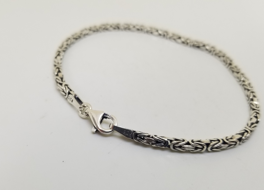 ÖZEL YAPIM KRAL ZİNCİRİ GÜMÜŞ BİLEKLİK