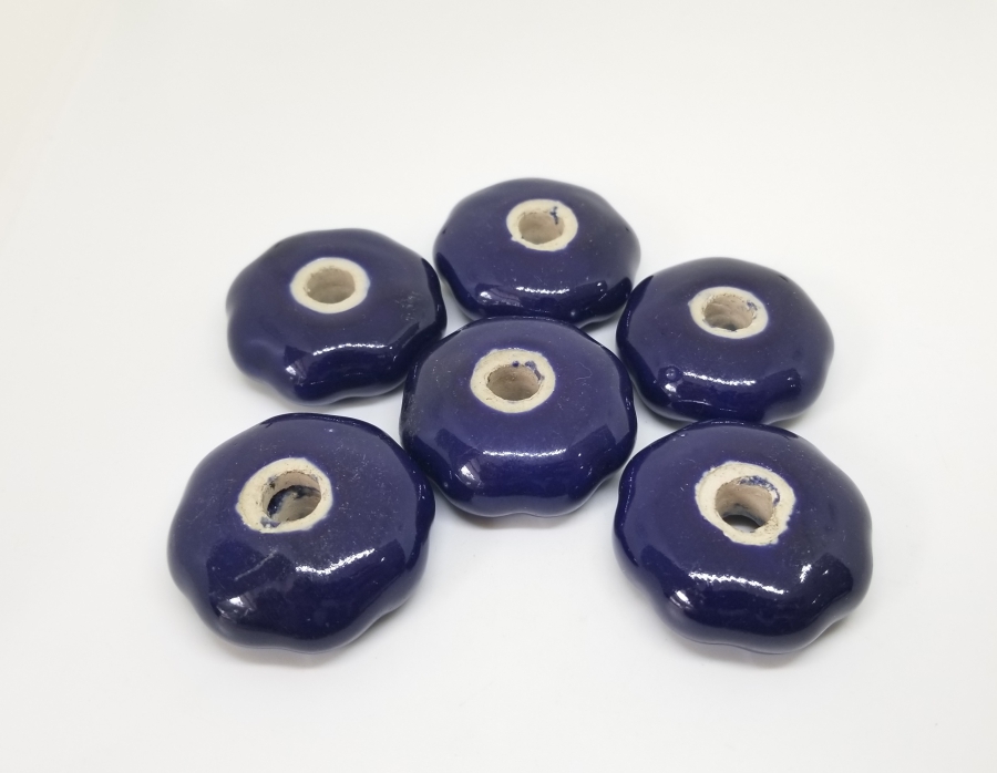 ÜZERİ EL BOYAMA OSMANLI DÖNEMİ PORSELEN ÇEKMECE KULPLARI LOTU