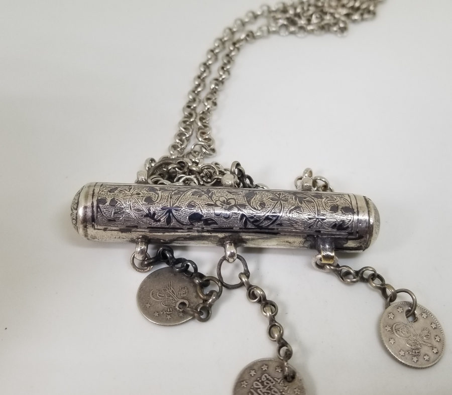 OSMANLI DÖNEMİ SAVATLI GÜMÜŞ HAMAYIL