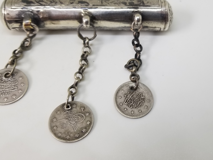 OSMANLI DÖNEMİ SAVATLI GÜMÜŞ HAMAYIL