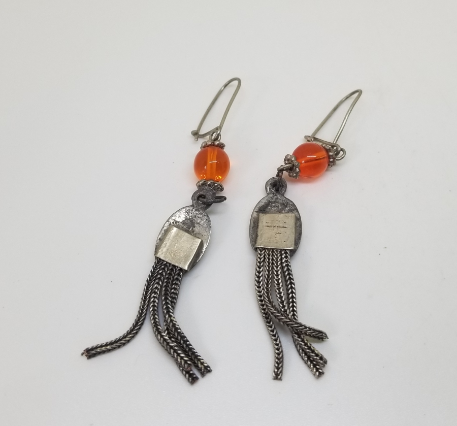 ÖZEL TASARIM ANTİKA SAVATLI KÜPE