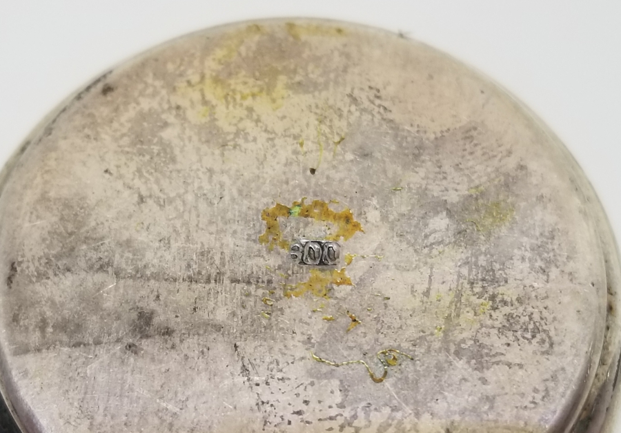 İÇİ ALTIN VERMEYLİ ANTİKA GÜMÜŞ BARDAK