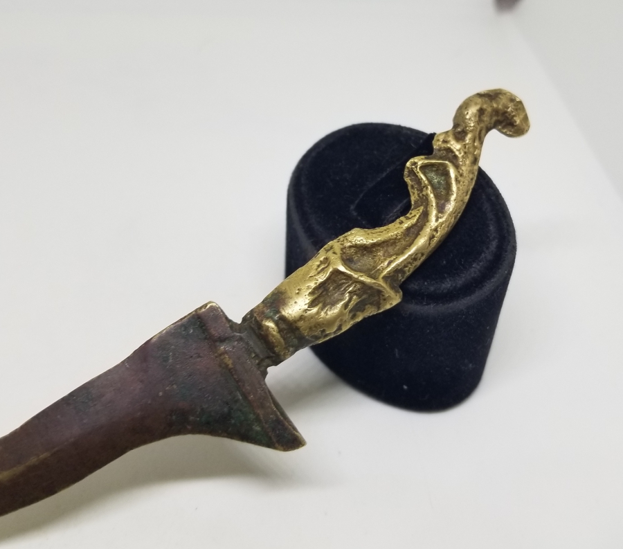 HANÇER FORMUNDA YAPILMIŞ ANTİKA ZARF AÇACAĞI