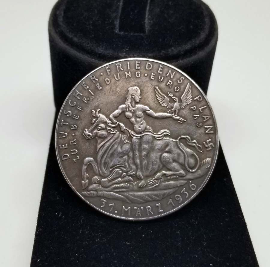 ADOLF HİTLER GÖRSELLİ HATIRA MADALYON