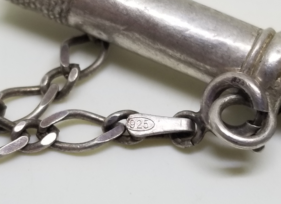 KÖSTEK SALLAMASI UCUNA TAKILAN NADİR ANTİKA GÜMÜŞ KALEM